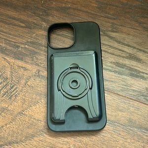 Phone case great for walks and on the back it has a card holder